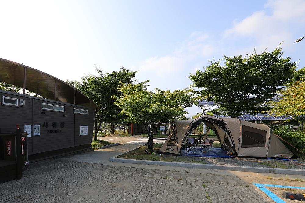 샤워장·사이트·안내도 / 출처: 고캠핑
