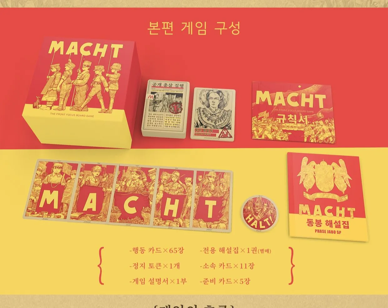 마흐트 본편 구성품·규칙 안내 / 출처: 아카라이브
