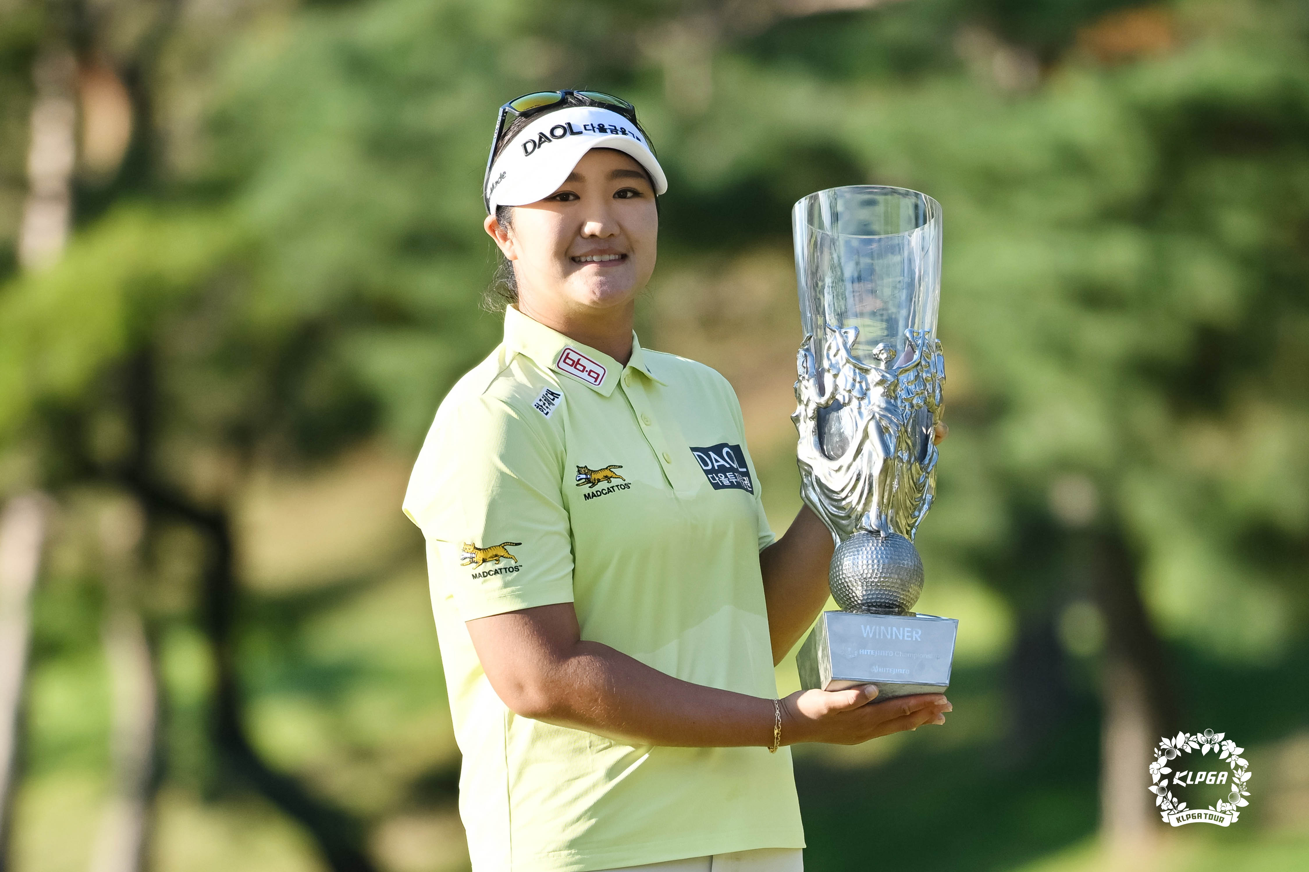 하이트진로 챔피언십 최종 라운드의 유해란. / 출처: widesports.co.kr