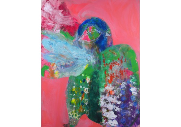 전시에 걸린 서로 다른 세 점의 그림 / 출처: 인사아트센터