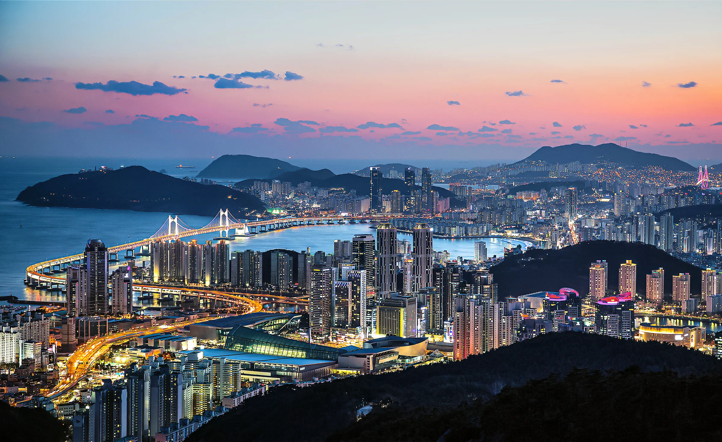 Busan Tourism Organization · 광안대교 항공 야경